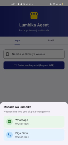 LUMBIKA Agent Platform supporting screen